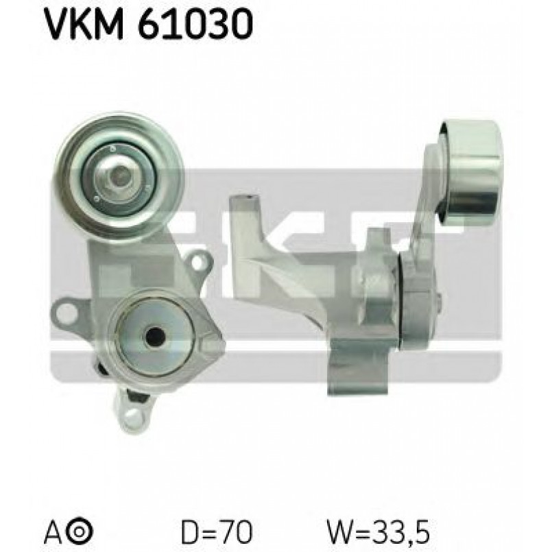 VKM 61030 SKF Натягувач поліклинового ременя